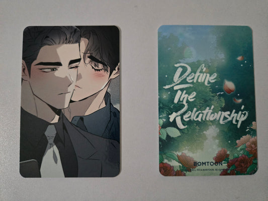 Define The Relationship Photocard Singles