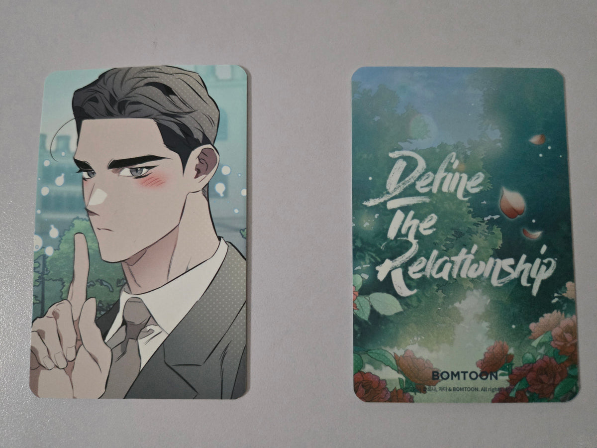 Define The Relationship Photocard Singles