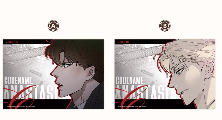 Codename Anastasia China Pop-up Casion Theme Zhenya Taekjoo Postcard