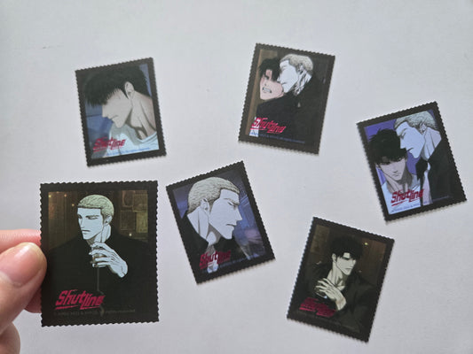 Shutline Mercury Studio 6pcs Stamp Benefit set - Eggs And Muffin
