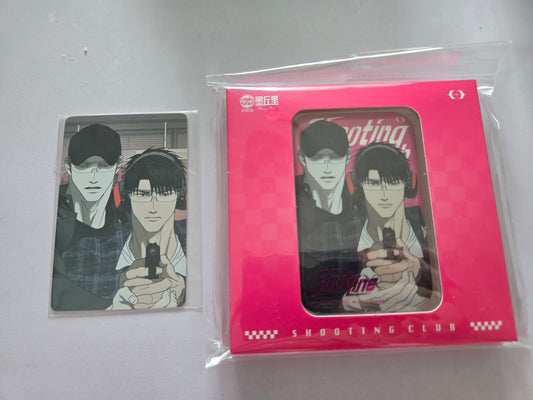 Shutline x Mercury Studio Shooting Club Rectangle Badge Set