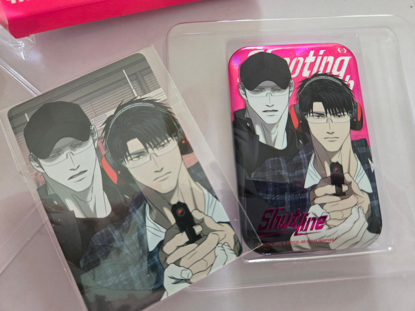 Shutline x Mercury Studio Shooting Club Rectangle Badge Set