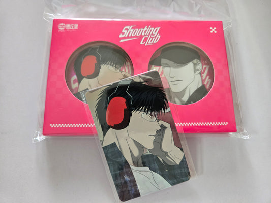 Shutline X Mercury Studio Shooting Club Round Badge Set