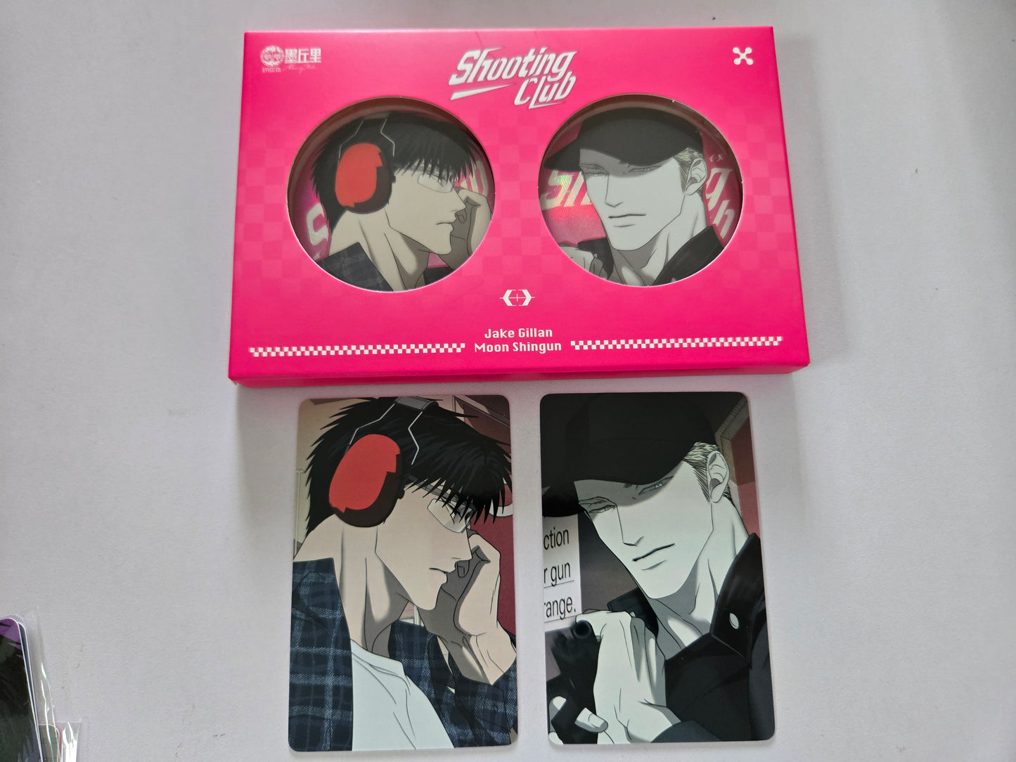 Shutline X Mercury Studio Shooting Club Round Badge Set