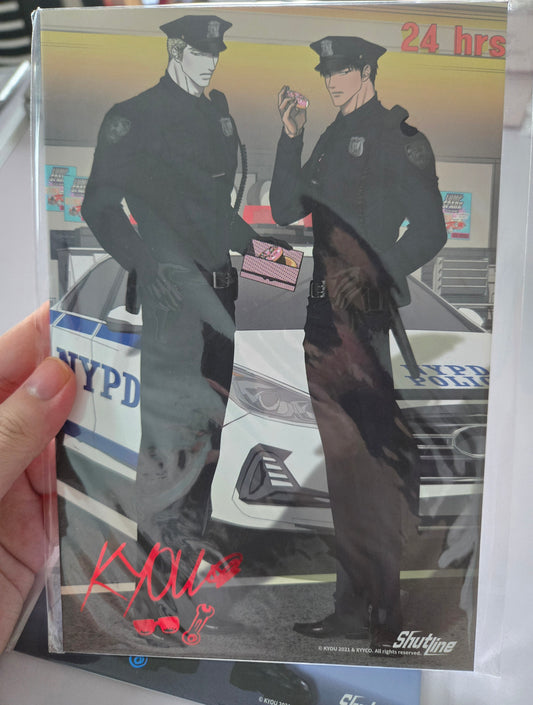 Shutline x Mercury Studio Love Sting Illustration Art board