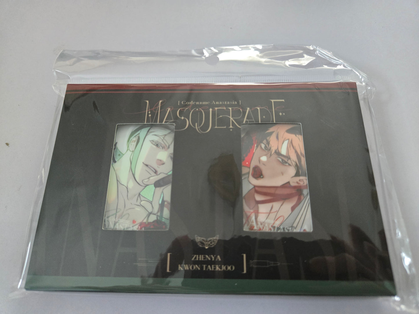 Codename Anastasia China Pop-up Masquerade Sailor Badge and Photocard Set