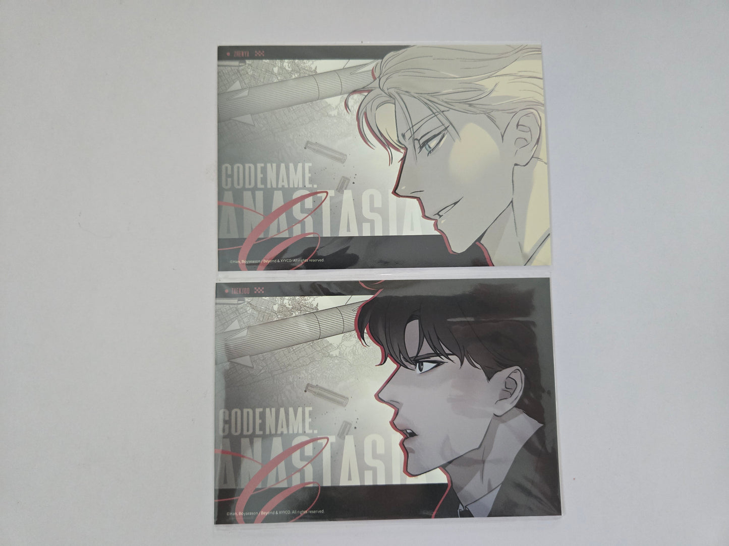 Codename Anastasia China Pop-up Casion Theme Zhenya Taekjoo Postcard