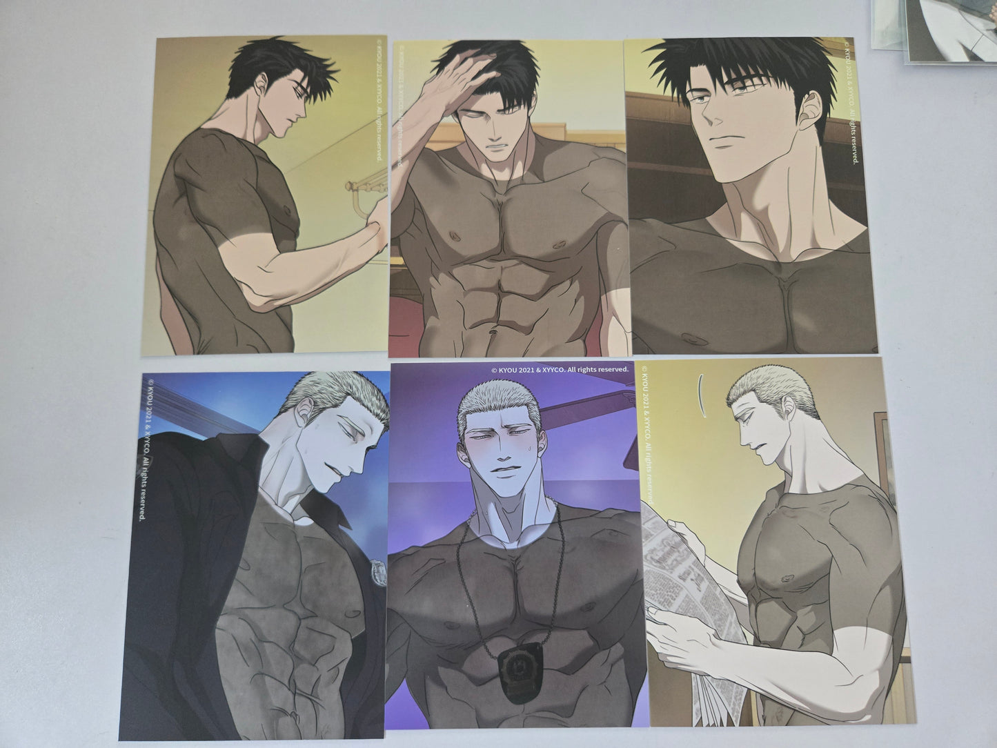Shutline Postcard Benefit 6pcs set Heat sensitive