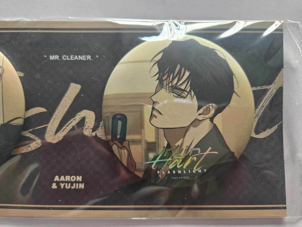 Flashlight AU Special Episode Round Badge Set