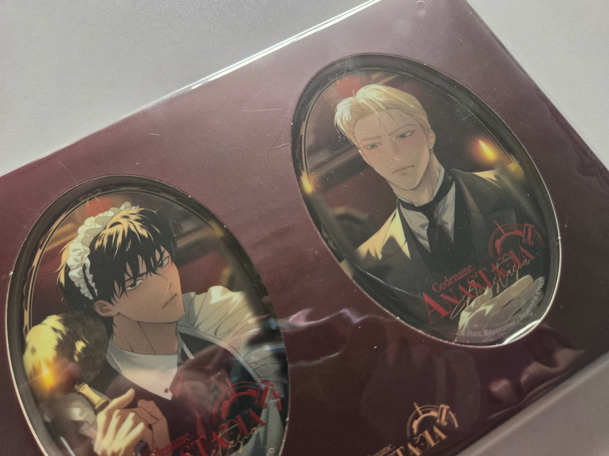 Codename Anastasia Maid Butler Theme Badge & Photocard Set