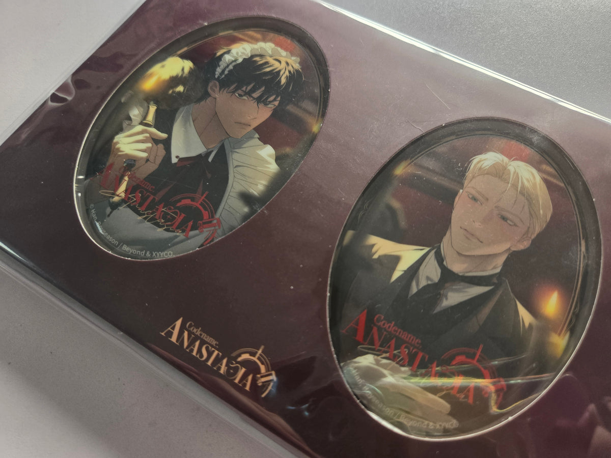 Codename Anastasia Maid Butler Theme Badge & Photocard Set