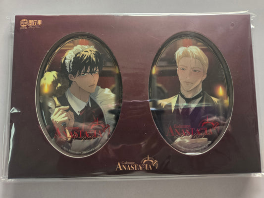 Codename Anastasia Maid Butler Theme Badge & Photocard Set