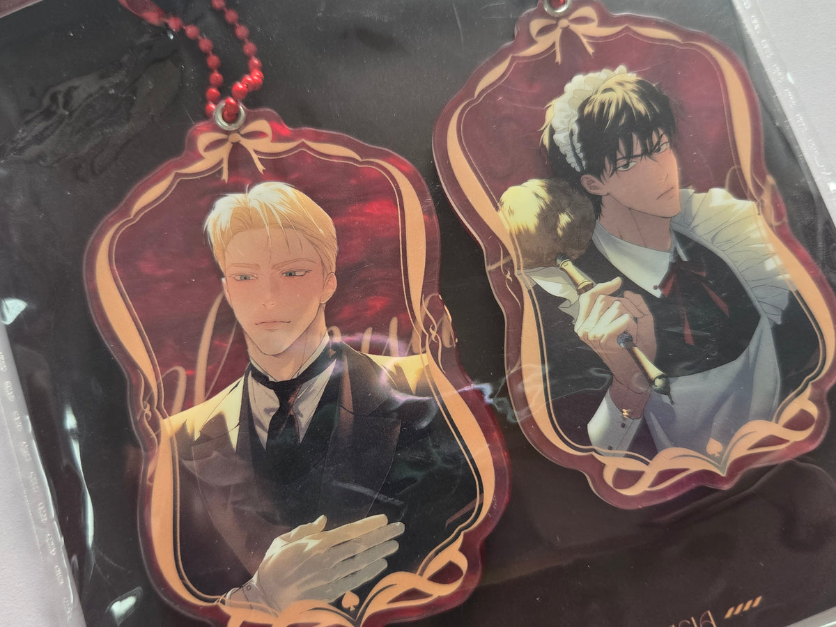 Codename Anastasia Maid Butler Theme Acrylic Keychain
