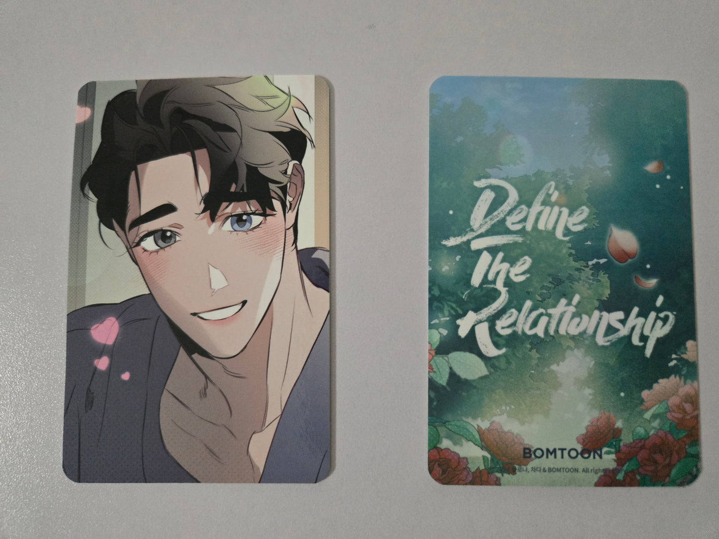 Define The Relationship COLLECTION PHOTO CARDS [SINGLES]
