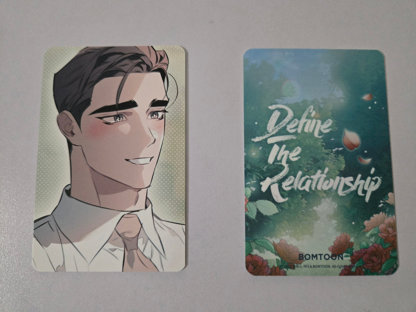 Define The Relationship COLLECTION PHOTO CARDS [SINGLES]