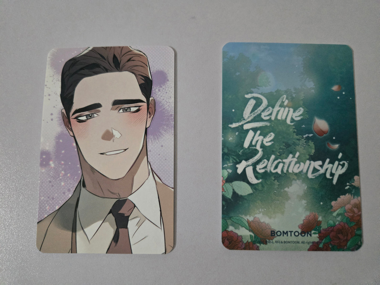 Define The Relationship COLLECTION PHOTO CARDS [SINGLES]