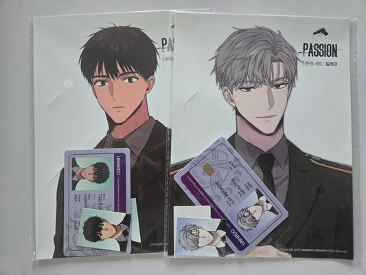 Ilay and Taeui ID card displayed side by side