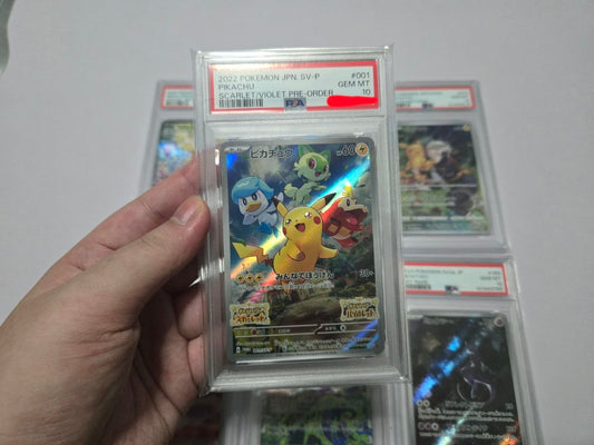 PSA 10 Pikachu 001/SV-P Scarlet Violet Pre Order Promo