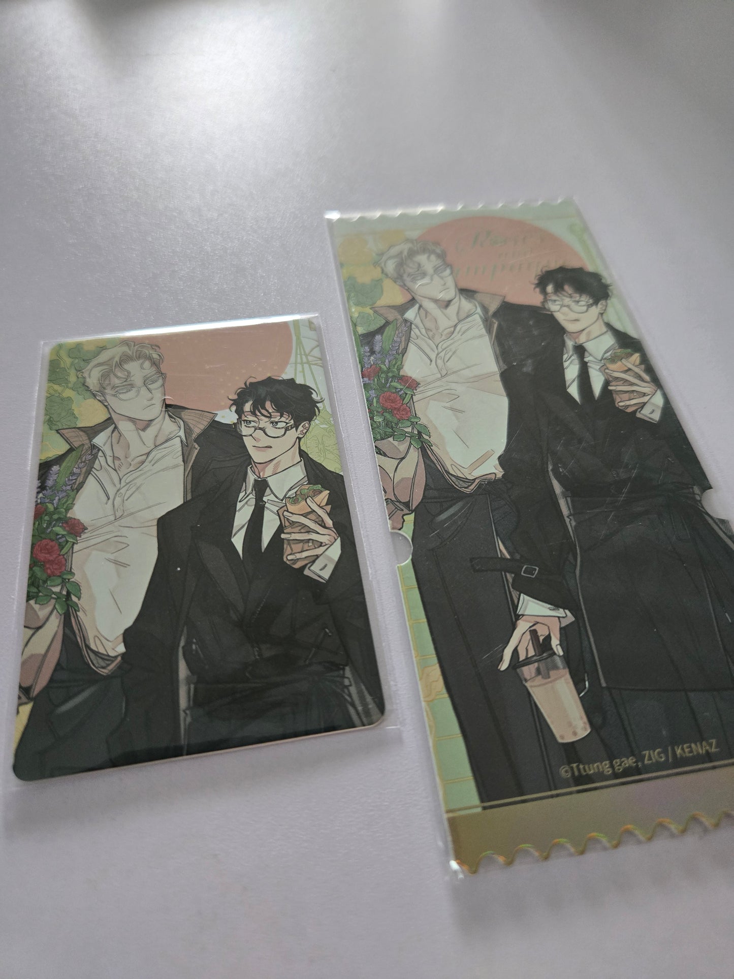 Roses and Champagne Photocard Tickets Benefit Set