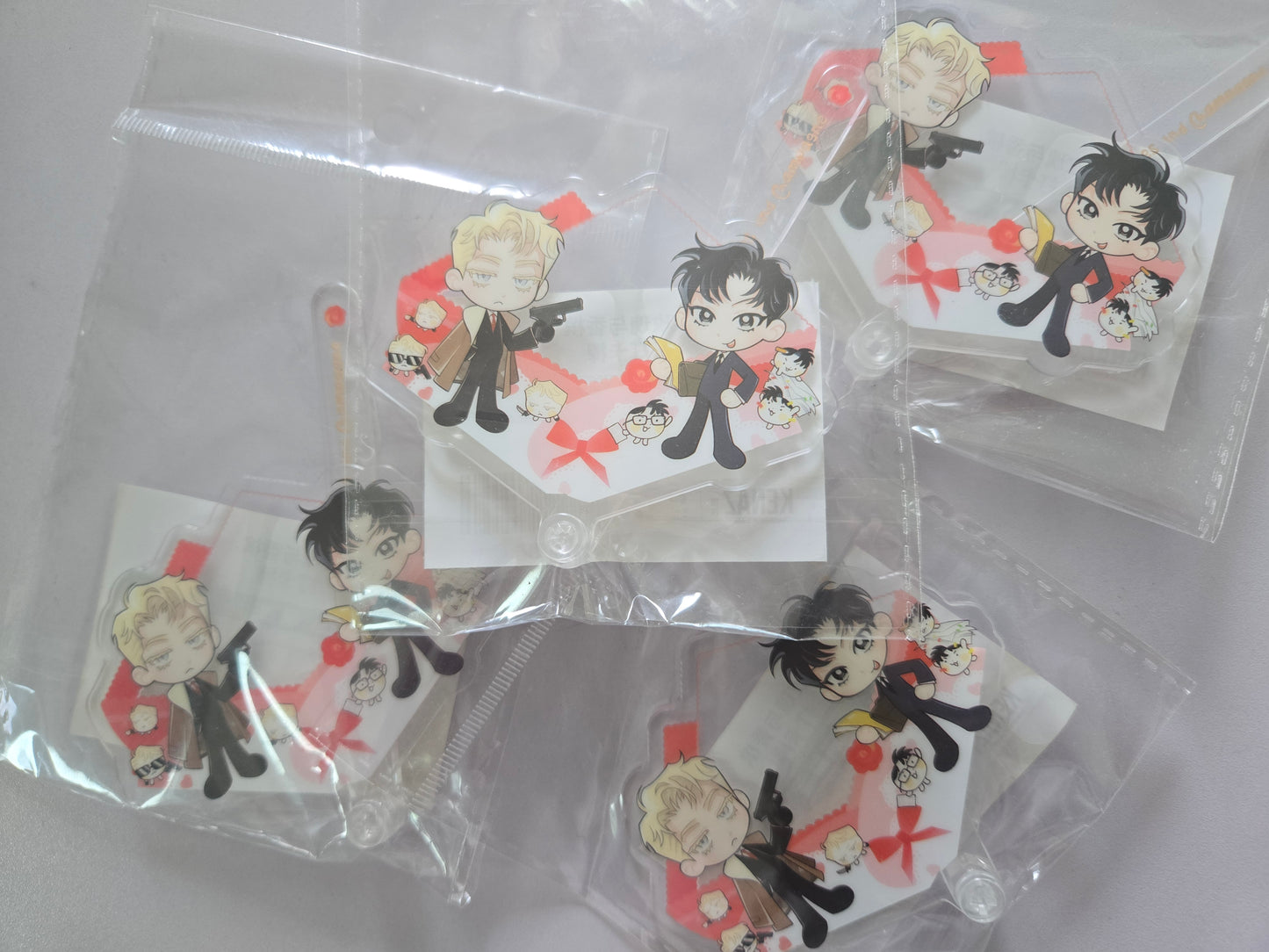 Roses and Champagne Mini Chibi Acrylic Stick