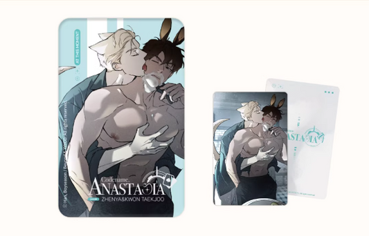 Codename Anastasia China Pop-up Casino Kitty x Bunny Badge Photocard Set