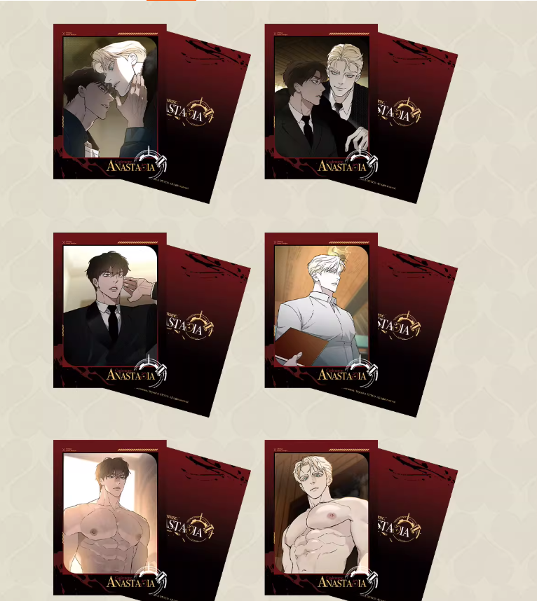 Codename Anastasia China Pop-up Masquerade Card Binder and Photocards set