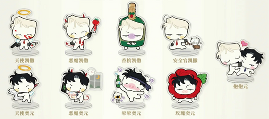 Roses and Champagne R&C China Pop-up Mini Acrylic Stand Blind Pack