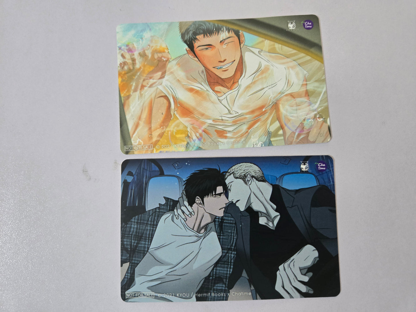 Shutline Thailand Chatime Hermit Books Collab Photocard Sticker Cup Sleeve Set