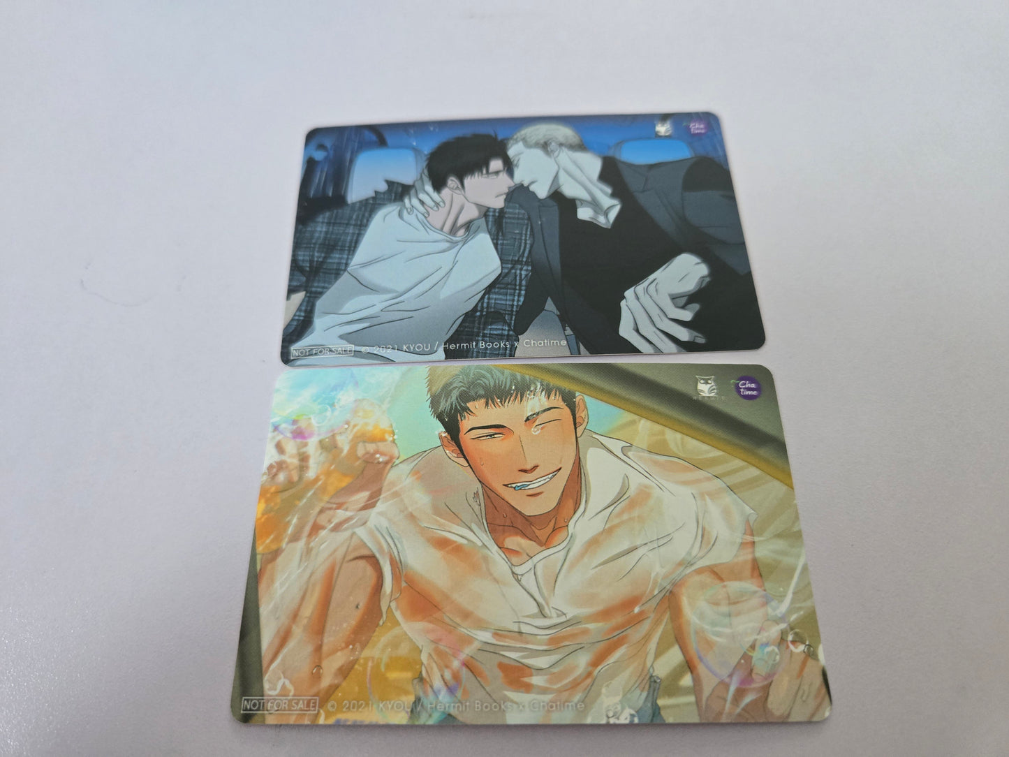 Shutline Thailand Chatime Hermit Books Collab Photocard Sticker Cup Sleeve Set