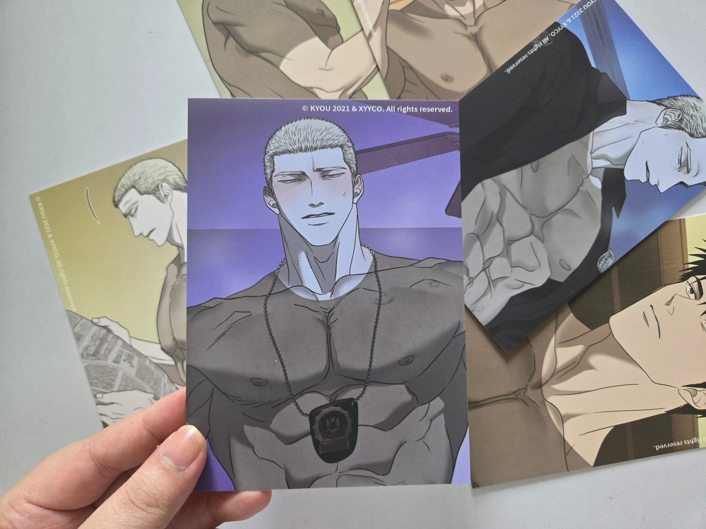 Shutline Postcard Benefit 6pcs set Heat sensitive