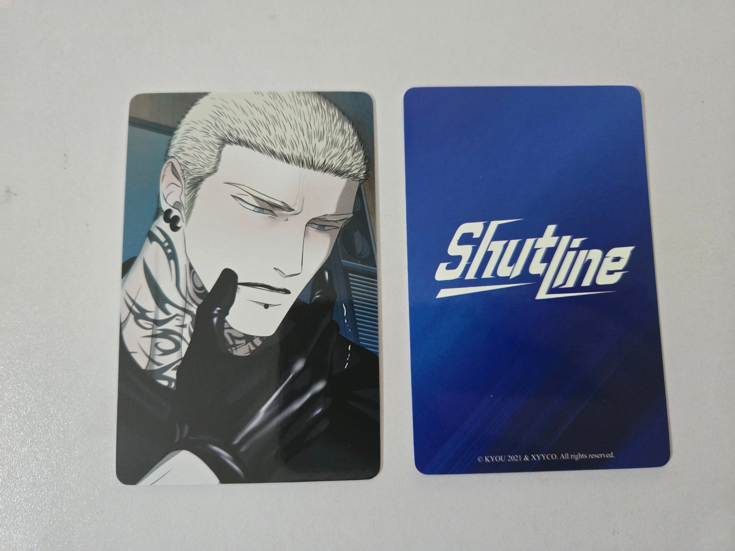 Shutline bl photo card jake tattoo glove