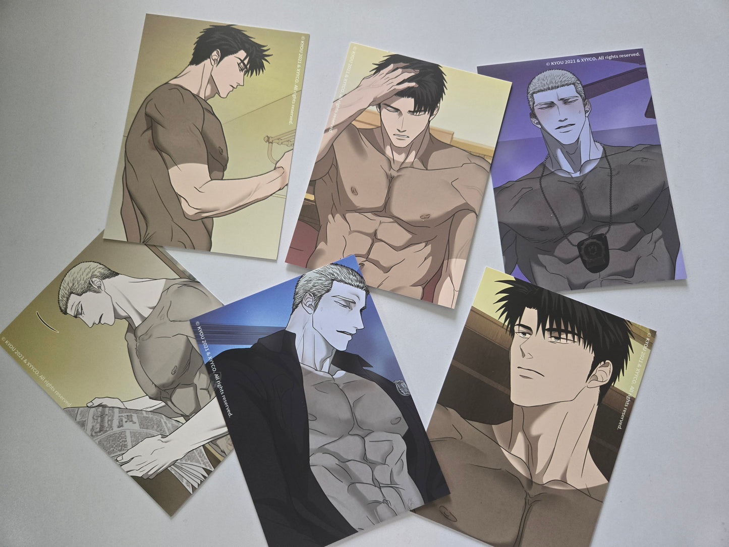 Shutline Postcard Benefit 6pcs set Heat sensitive