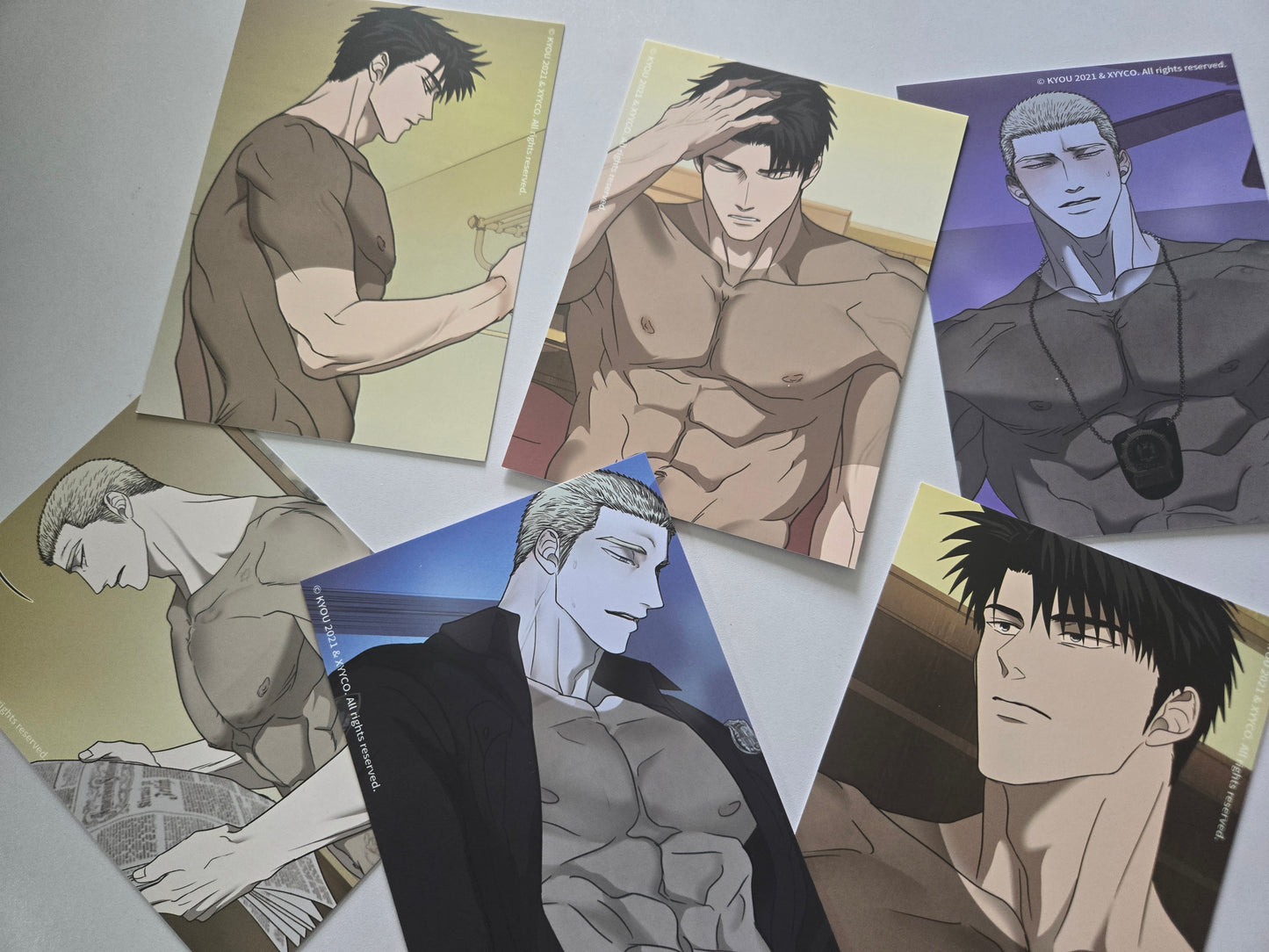 Shutline Postcard Benefit 6pcs set Heat sensitive