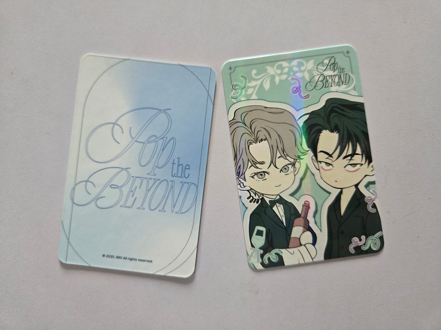 The Pizza Delivery Man and The Gold Palace pop the beyond card