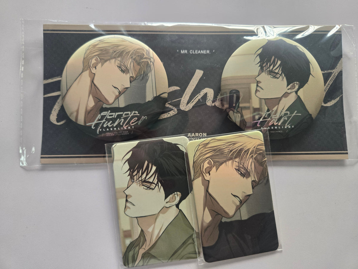 Flashlight AU Special Episode Round Badge Set - Eggs And Muffin