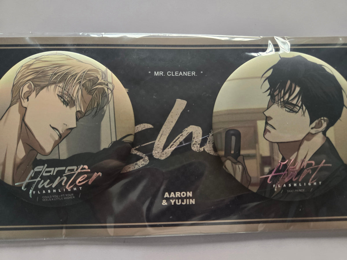 Flashlight AU Special Episode Round Badge Set - Eggs And Muffin