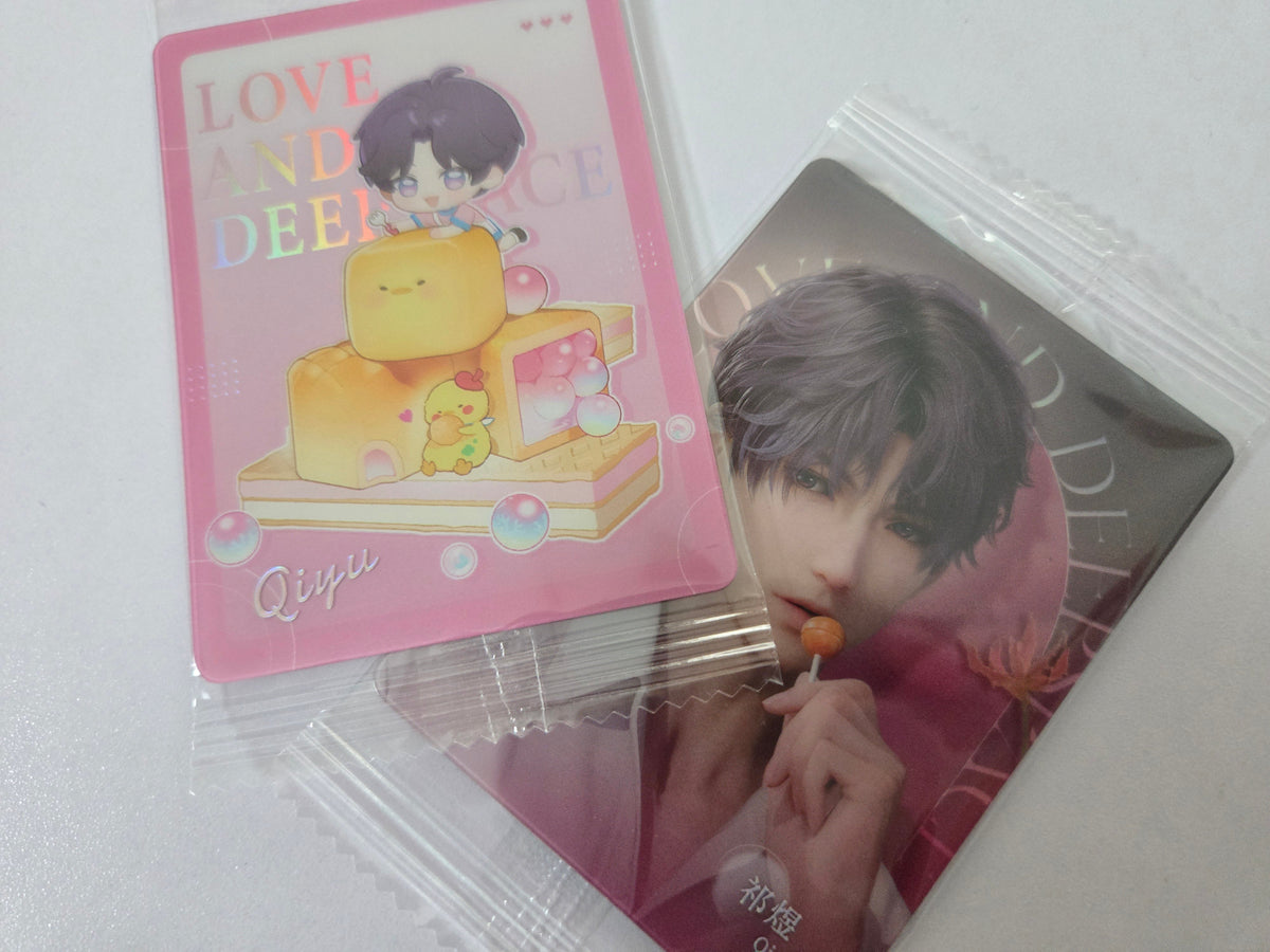 Rafayel Lawson Wafer Photocards Set 祁煜小卡 - Eggs And Muffin