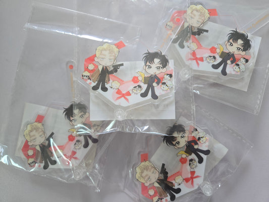 Roses and Champagne Mini Chibi Acrylic Stick - Eggs And Muffin