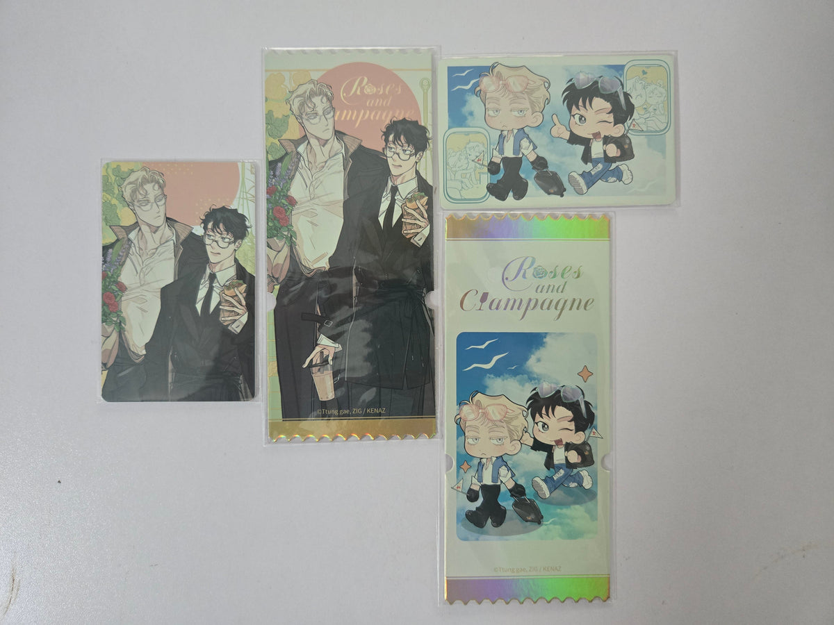 Roses and Champagne Photocard Tickets Benefit Set - Eggs And Muffin
