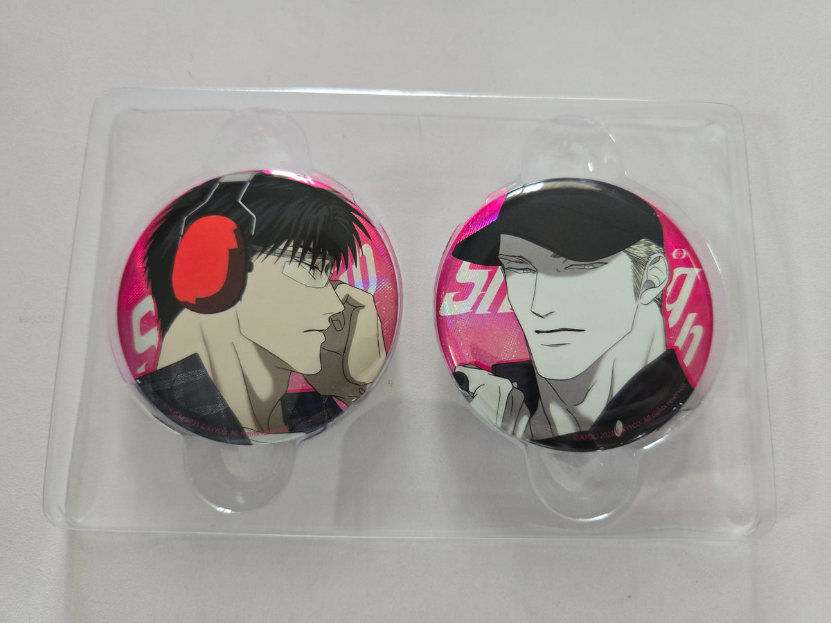 Shutline X Mercury Studio Shooting Club Round Badge Set - Eggs And Muffin