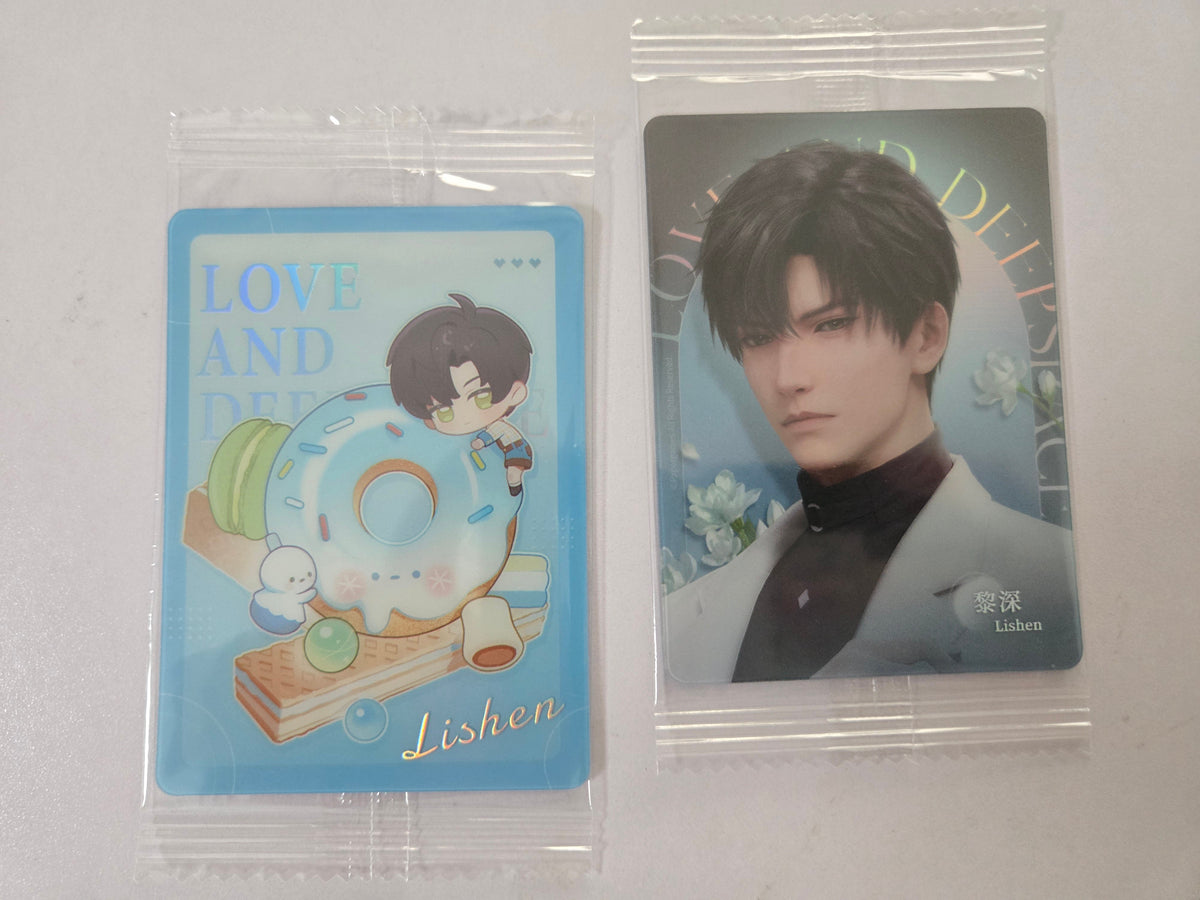 Zayne Lawson Wafer Photocards Set 黎深小卡 - Eggs And Muffin
